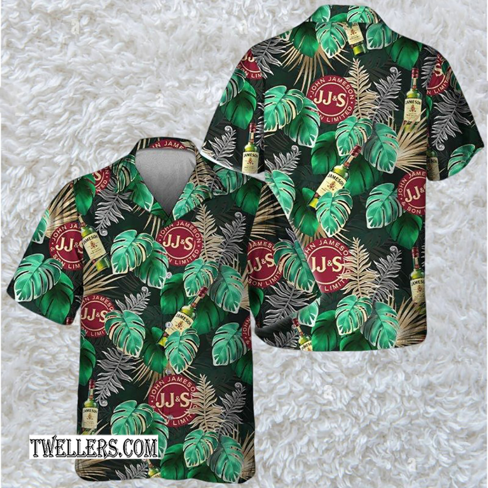 Jameson Palm Leaves Print Hawaiian Shirt - TW1284